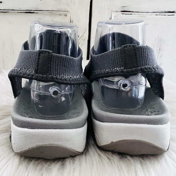 Therafit Gray Stretchy Slip on Comfort Sandals Walking Shoes Womens Size 9.5-10 - Picture 5 of 8